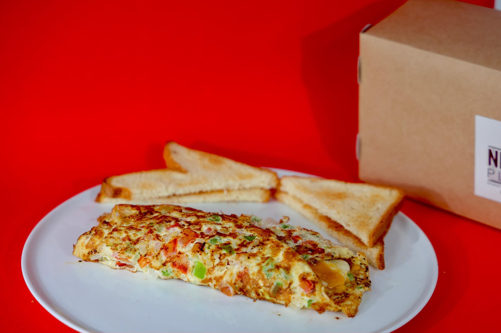 Omelette on wrap
