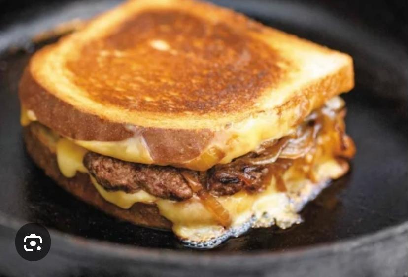 Grilled cheeseburger