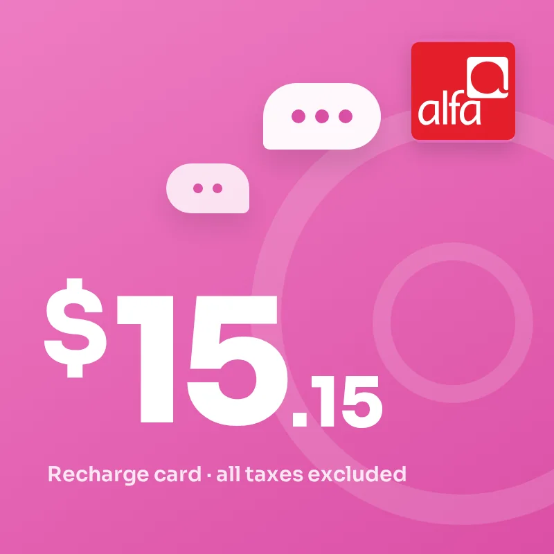 Alfa card 15.15$