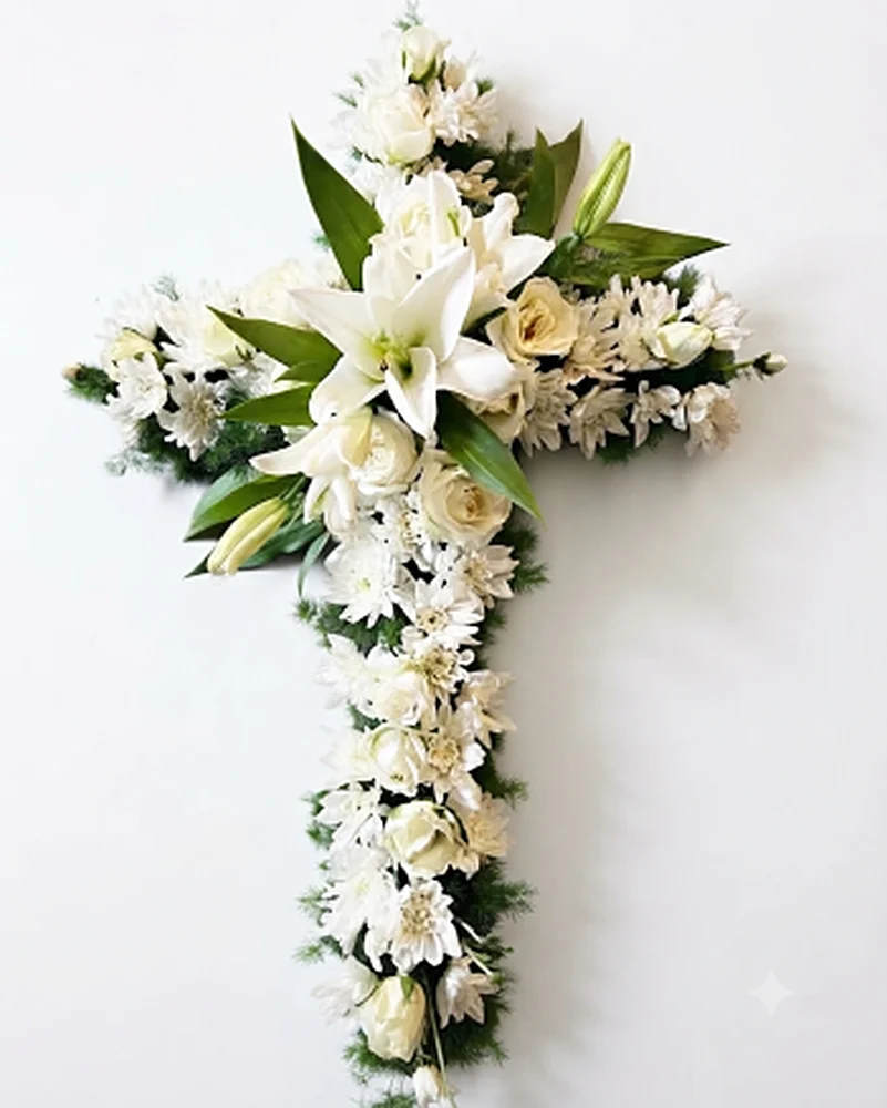 Small Flower Cross