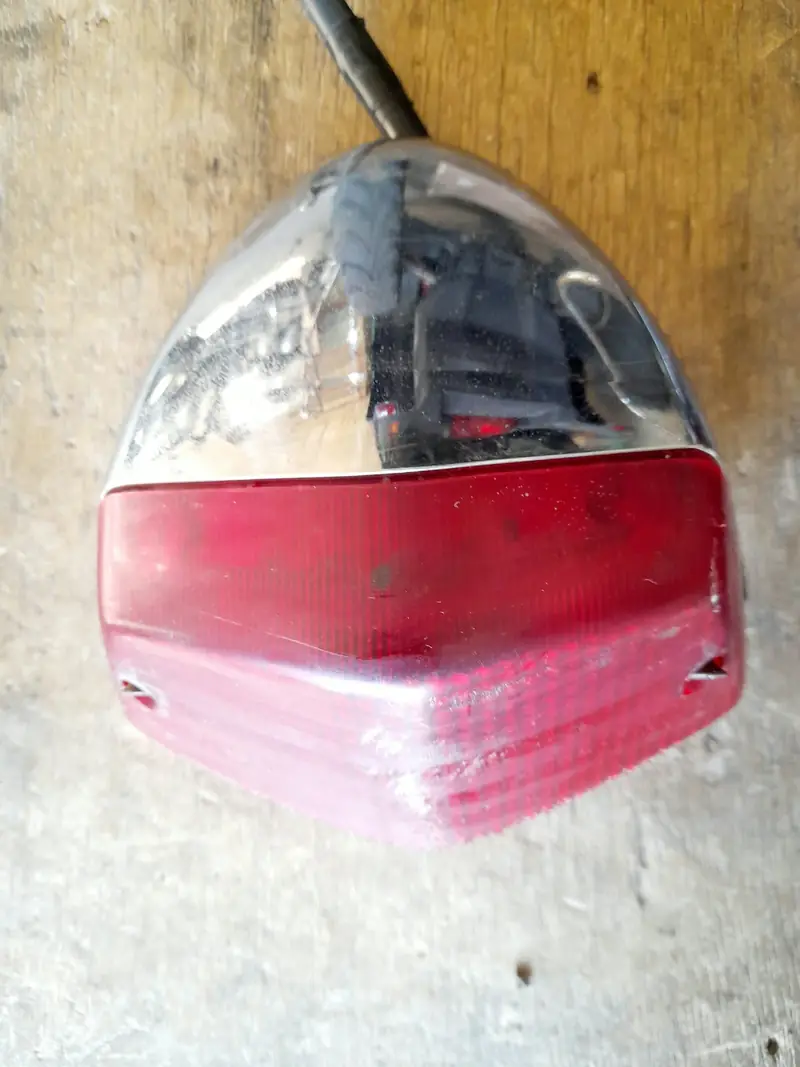 Chrome tail light